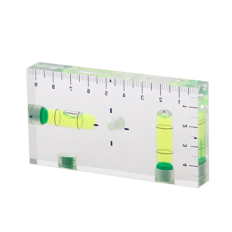 

High Precision Transparent Two Direction Magnetic Level Bubble Mini Level HX6C