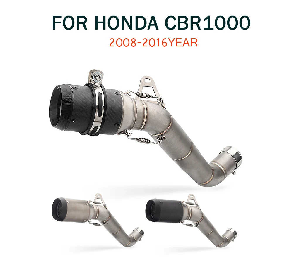 

CBR1000RR Volledige Systeem Motorfiets Uitlaatpijp Escape Moto Uitlaat Midden Link Pijp Voor CBR1000RR CBR 1000 RR 2008-2016Year