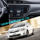 Автомагнитола на Android 10, мультимедийный видеоплеер для Toyota Auris E180 2017, Автомагнитола для Carplay, головное устройство с экраном, 128 Гб ПЗУ