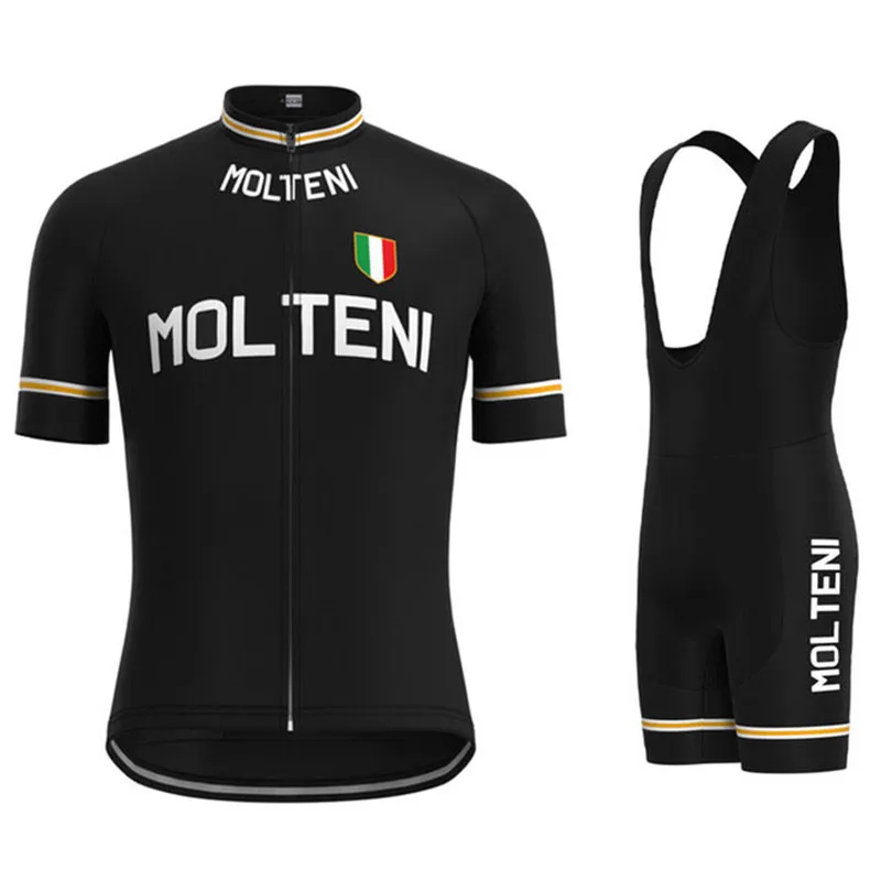 MOLTENI - 2021 Summer Men's Cycling Clothing Set Professional Mountain Bike Racing Team Jersey and Uniform Set