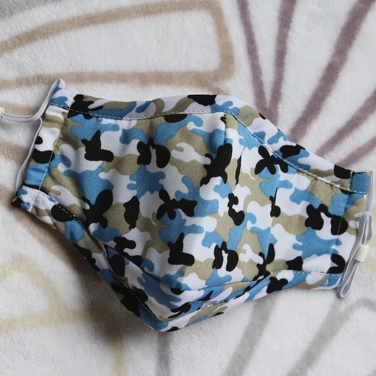 Маска ртутная многоразовая хлопковая с фильтром из активированного угля