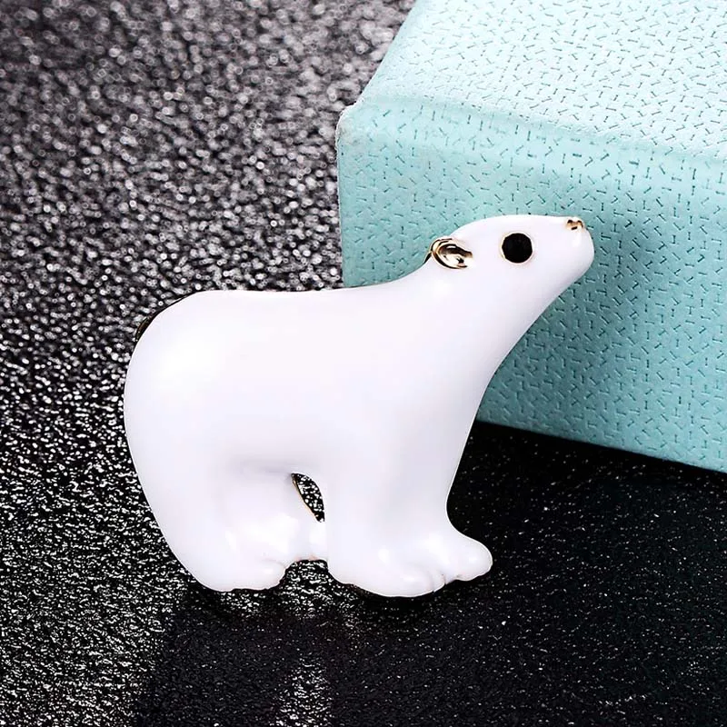 

Donia Jewelry Perfect Enamel Polar bear brooch for men gifts women's Hijab Pins Gift For Women Kid Bag Clothes Bijoux broches