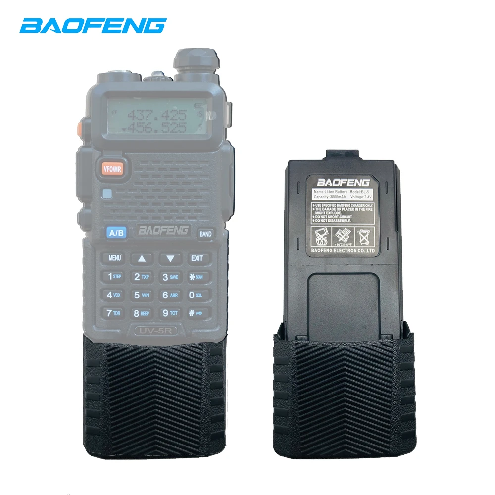 Аккумуляторный литий-ионный аккумулятор Baofeng BL-5 3800 мАч зарядный USB-кабель для UV-5R