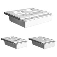 self adhesive under desk drawer hidden organizer underwear storage box stationery holder punch free drawer type storage box