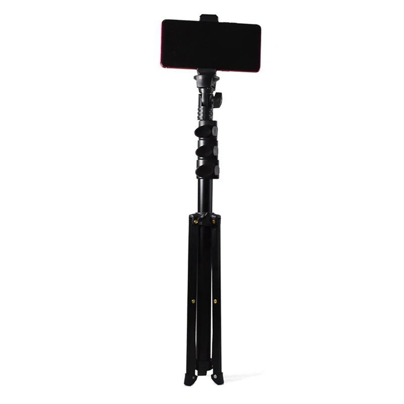 

200 Sheets/Batch A4 Size Blank Kraft Paper Sticker with Mobile Phone Tripod Aluminum Alloy One-Piece Floor Live Tripod