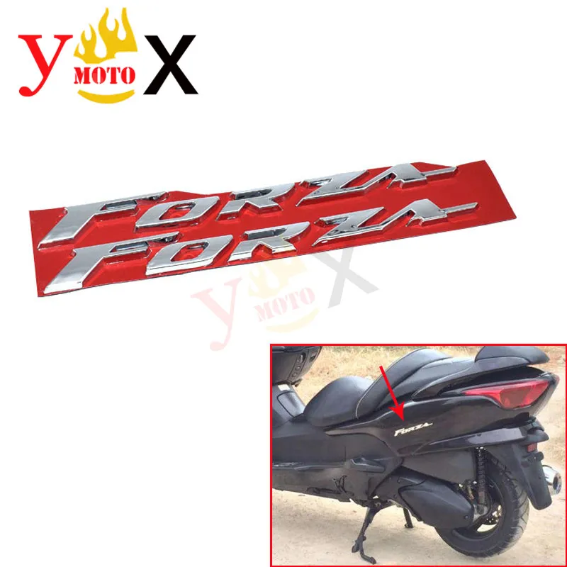 3d эмблема FORZA Chrome для скутера и мотоцикла 3D из АБС пластика Honda 125 250 300|Наклейки