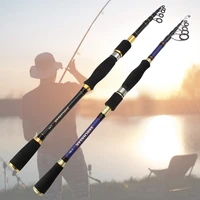 1 8m 2 7m carbon fiber lure spinning rod telescopic travel fishing pole m power 7 28g lure weight 12 25lb line weigh