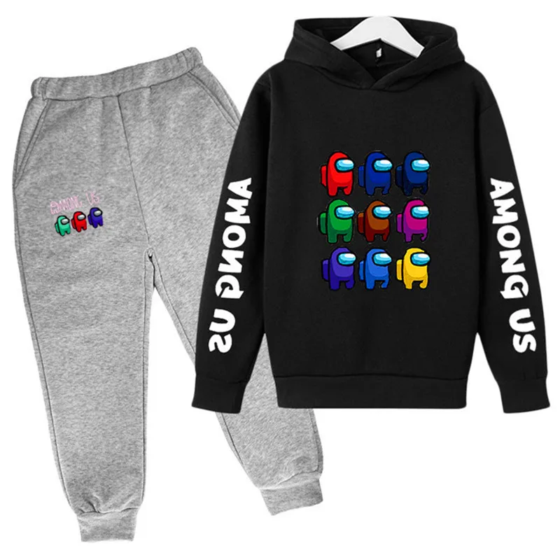 

Game Among Us Hoodie 4 To 14 Years Boys Girls Hoodies Sets Cotton Among Us Clothes For Kids Children Pullover Oversize Clothes