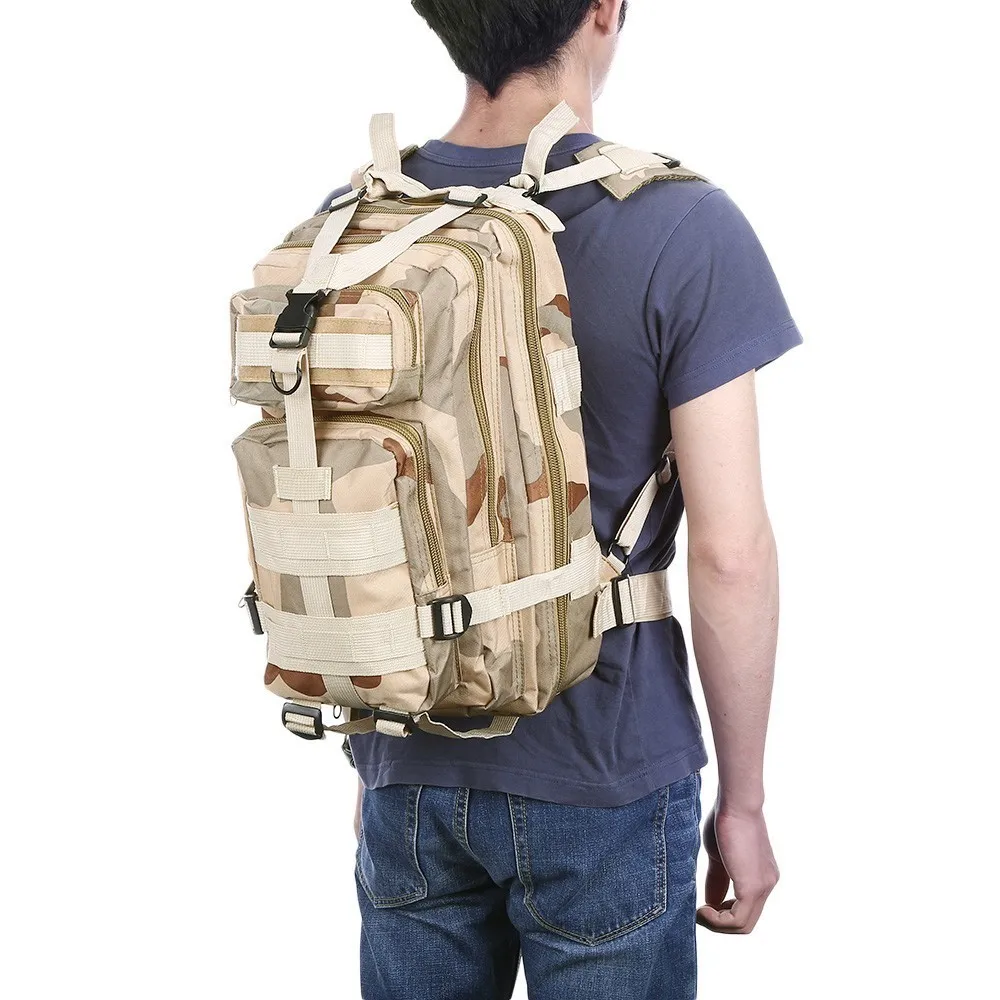 

3D Military Tactical Backpack Army Camouflage Molle Bag Tactical Outdoor Sports Camping Hunting Pack For Men Hiking Climbing Bag