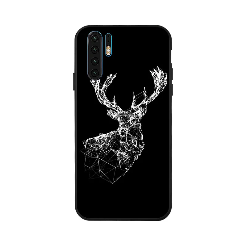 Ojeleye чехол для huawei Y7 чехол модная черная Обложка для телефона из силикона и ТПУ для huawei P30 P20 Lite Y5 Y6 Y7 Y9 чехлы на сиденья - Цвет: X065