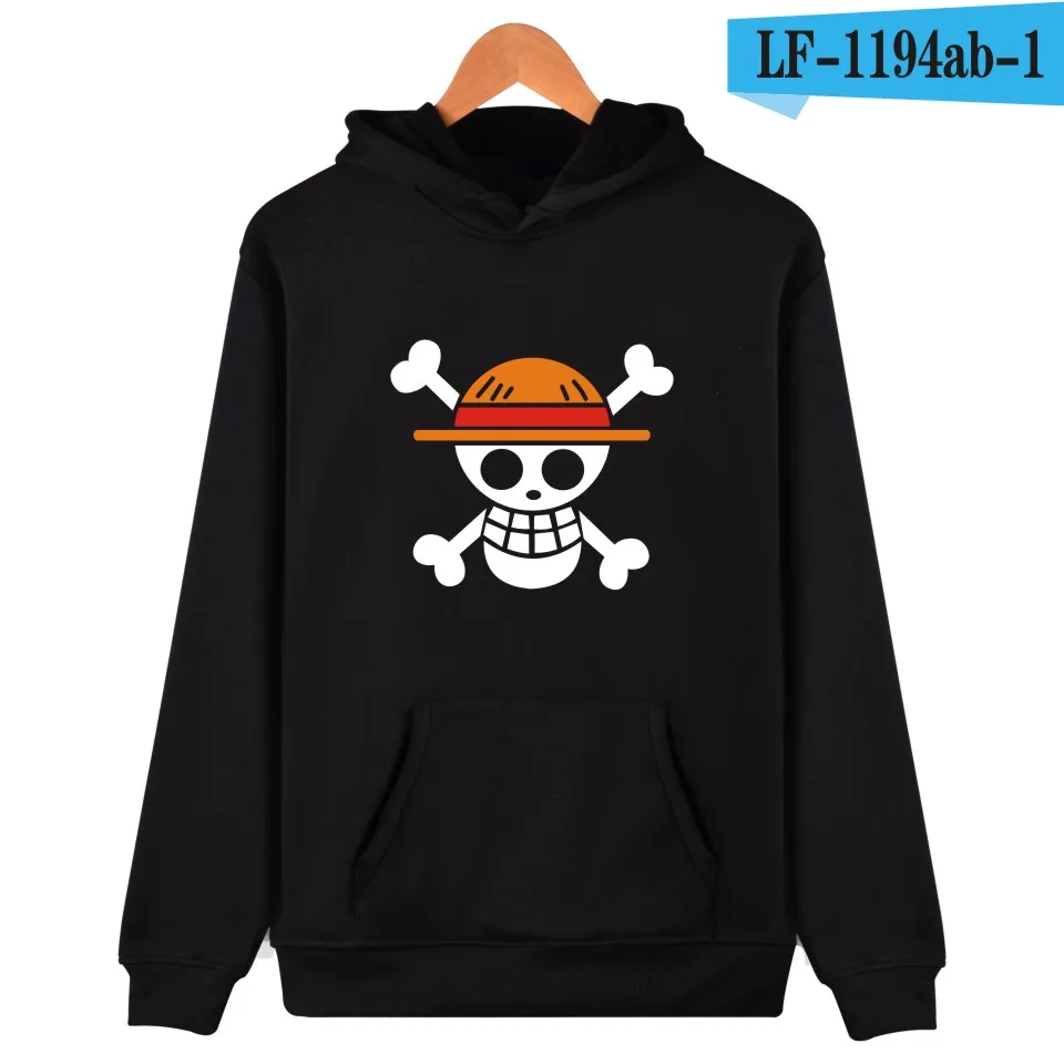 

New One Piece Hoodies Sweatshirts Men/Boy Luffy Sweatshirt Cotton Autumn Winter Harajuku One Piece Plus Size Hoodie Pullovers