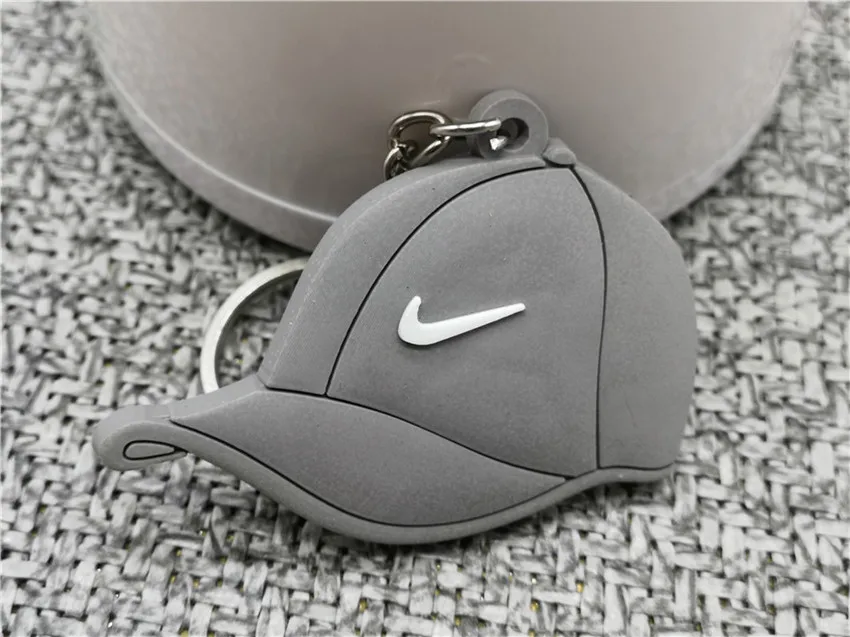 1037 Мини силиконовый милый брелок Nikes cap Форма брелок для женщин мужчин детей подарок брелок баскетбольные кроссовки Porte Clef - Цвет: 1037