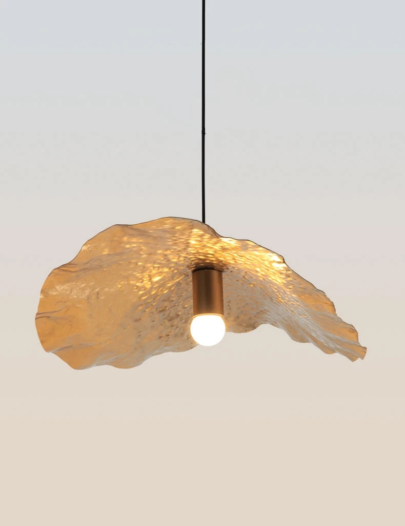 Nordic Lotus Leaf Led Pendant Lights Dining Room Restaurant Bar Metal Lamp Living Decor Suspension Light Fixtures | Лампы и освещение