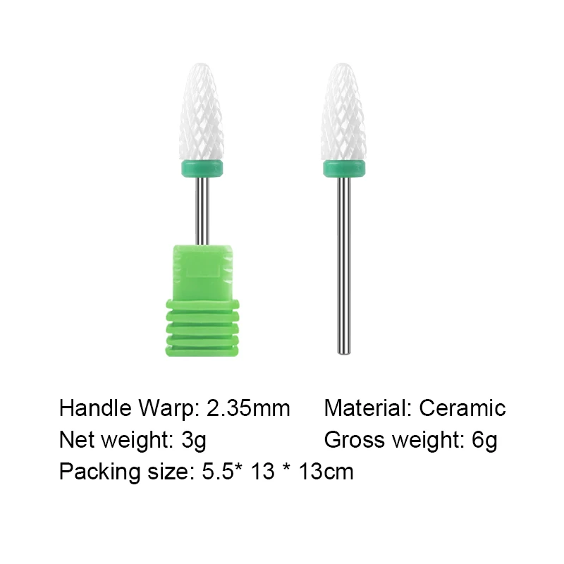 BORN Милая керамика сверла для ногтей Гель-лак удаления омертвевшей кожи