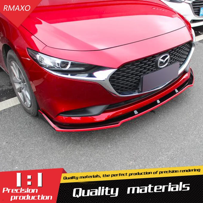 Задний спойлер для Mazda 3 Axela 2020 2021 3D ABS задний бампер диффузор|Обвесы| |