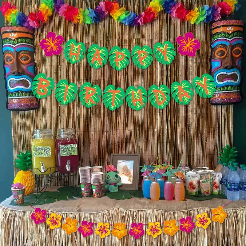 Летняя Гавайская черепаха с листьями Staraise гавайский цветок ламбрекен для