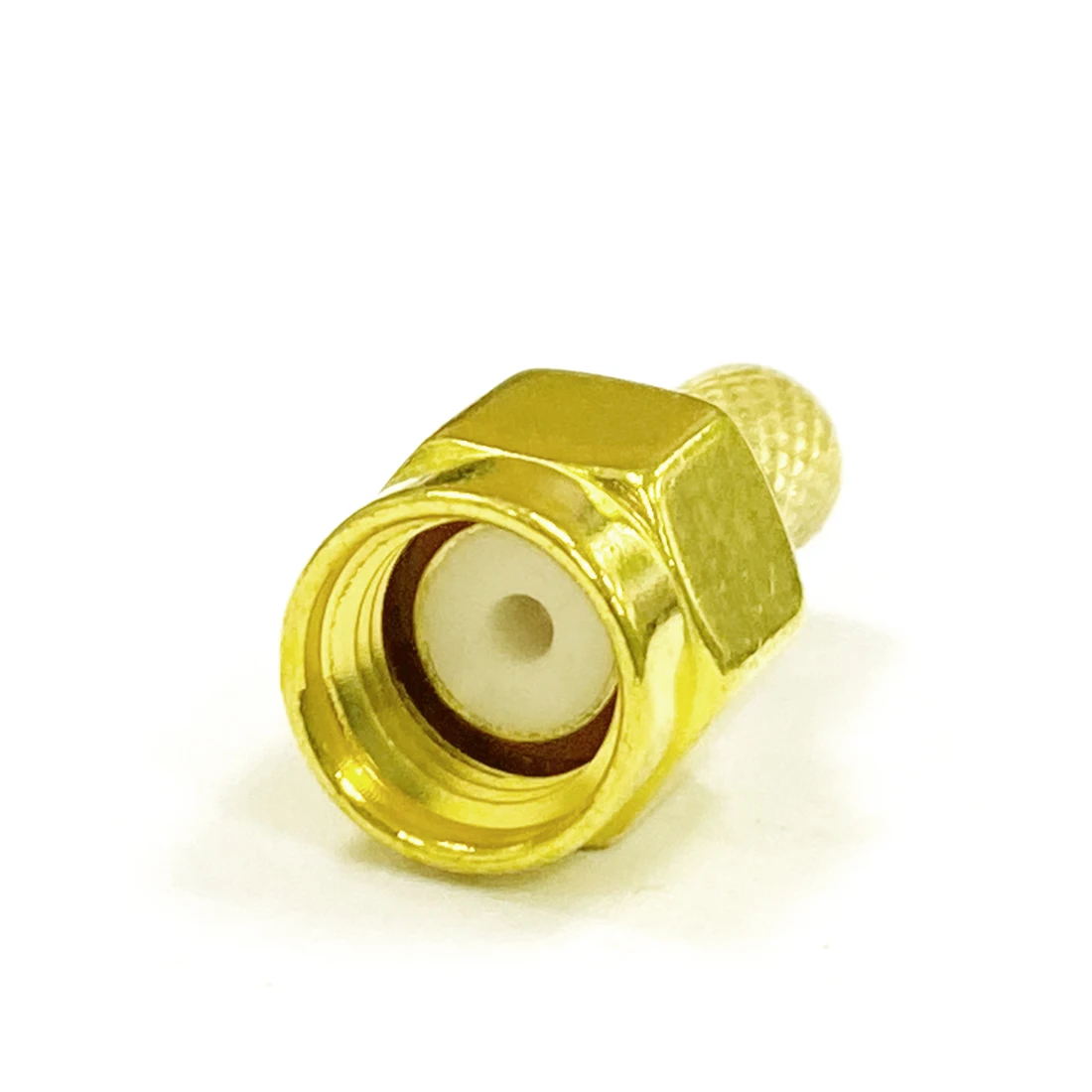 1pc RP-SMA Male Plug RF Coax Connector Crimp for RG58 RG142 RG400 LMR195 Cable Straight Goldplated NEW SMA Adapter | Обустройство