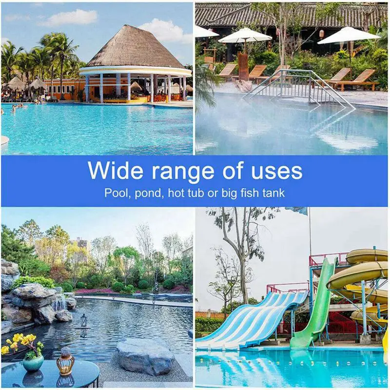 

Clean Shallow Net With Five-section Telescopic Pole Pool Leaf Rake Net Skimmer Net Swimming Pool Cleaning Accessories