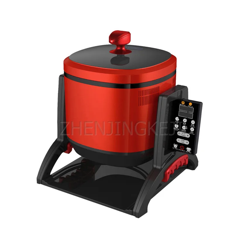 

Household Cooking Machine Small Automatic Intelligent Fry Fried Cook Cooker Cooking Robot Roller Fried Rice Machine Wok Home 6L