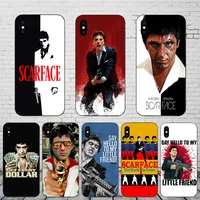 film scarface nation poster cover soft mobile phone case for iphone 11 pro xs max 12 mini x xr se 2020 6 7 8 plus 6s 5 tpu shell