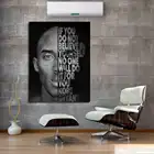 Idol мотивации холст художественные плакаты и принты стены искусства Баскетбол мамба и Цитата картина для комнаты портрет Декор Куадрос