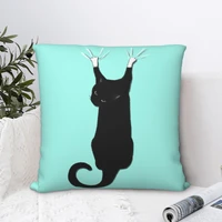 hang square pillowcase cushion cover funny zip home decorative throw pillow case room simple 4545cm