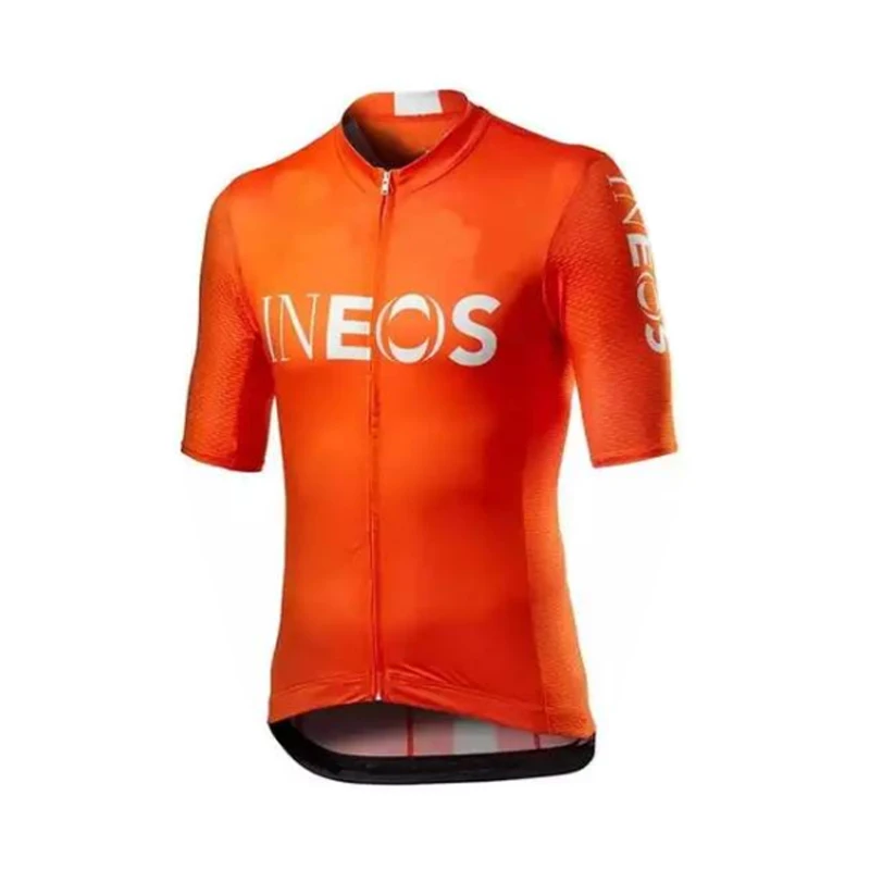 INEOS Cycling Jersey 2020 Orange Summer Set Tops Pro Team Racing Sport Mtb Bicycle Jerseys Men Clothing | Спорт и развлечения