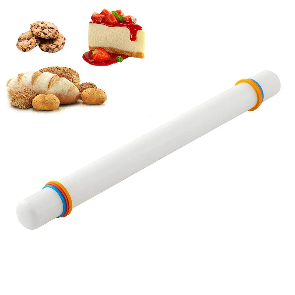 20 дюймовая Скалка антипригарная пластиковая стальная скалка для сахара помадки