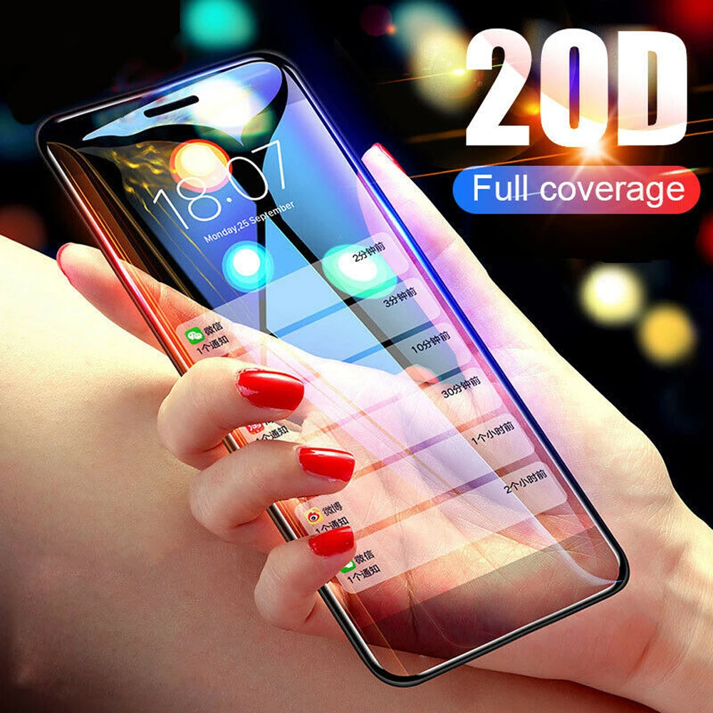 20D закаленное стекло для iphone 11 Pro Max 2019 полное покрытие протектор экрана X XS XR