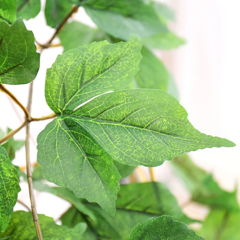 Искусственная Осенняя гирлянда из плюща и кленовых листьев 180 см|decorative