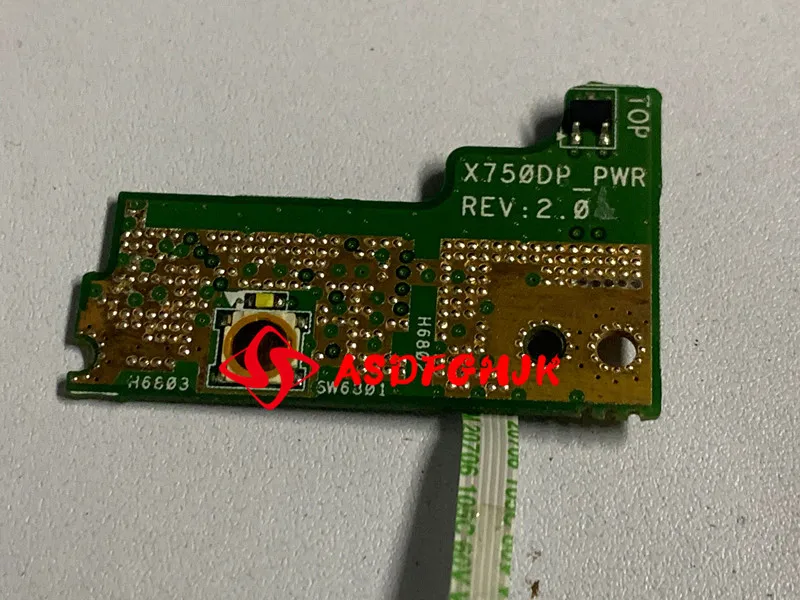 

X750DP_PWR For asus X550 K550D K555Z X750DP X550ZE switch POWER board