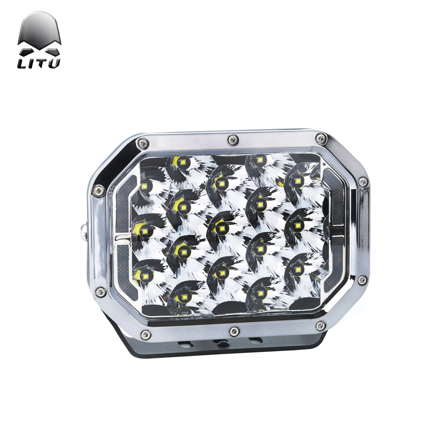 저렴한 Litu Led 작업 빛 고품질 170w 높은 전원 충전식 Led 홍수 빛 7 인치 오프로드 트럭 자동 램프 Atv