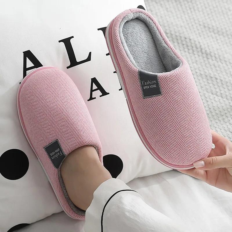 

Women Slippers Winter Warm Home Soft Sole Non-slip Plush Cotton Shoes Men Lovers Bedroom Mute Ladies Girls Boys Cute Fur Slides