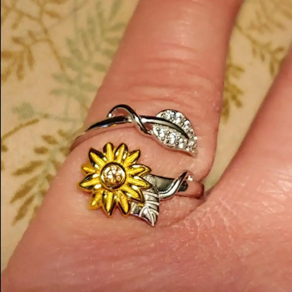 Женская цепочка с подвеской в виде подсолнуха инкрустацией|necklace and earring set|necklace