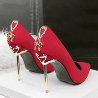 ladies high heels women shoes pumps high heel stiletto sexy wedding shoes woman 2020 pumps black red tacones mujer