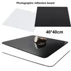 Акриловая отражающая доска 40 см, фотографическое оборудование, белая и черная гладкая Красивая пластиковая доска, прозрачный дисплей