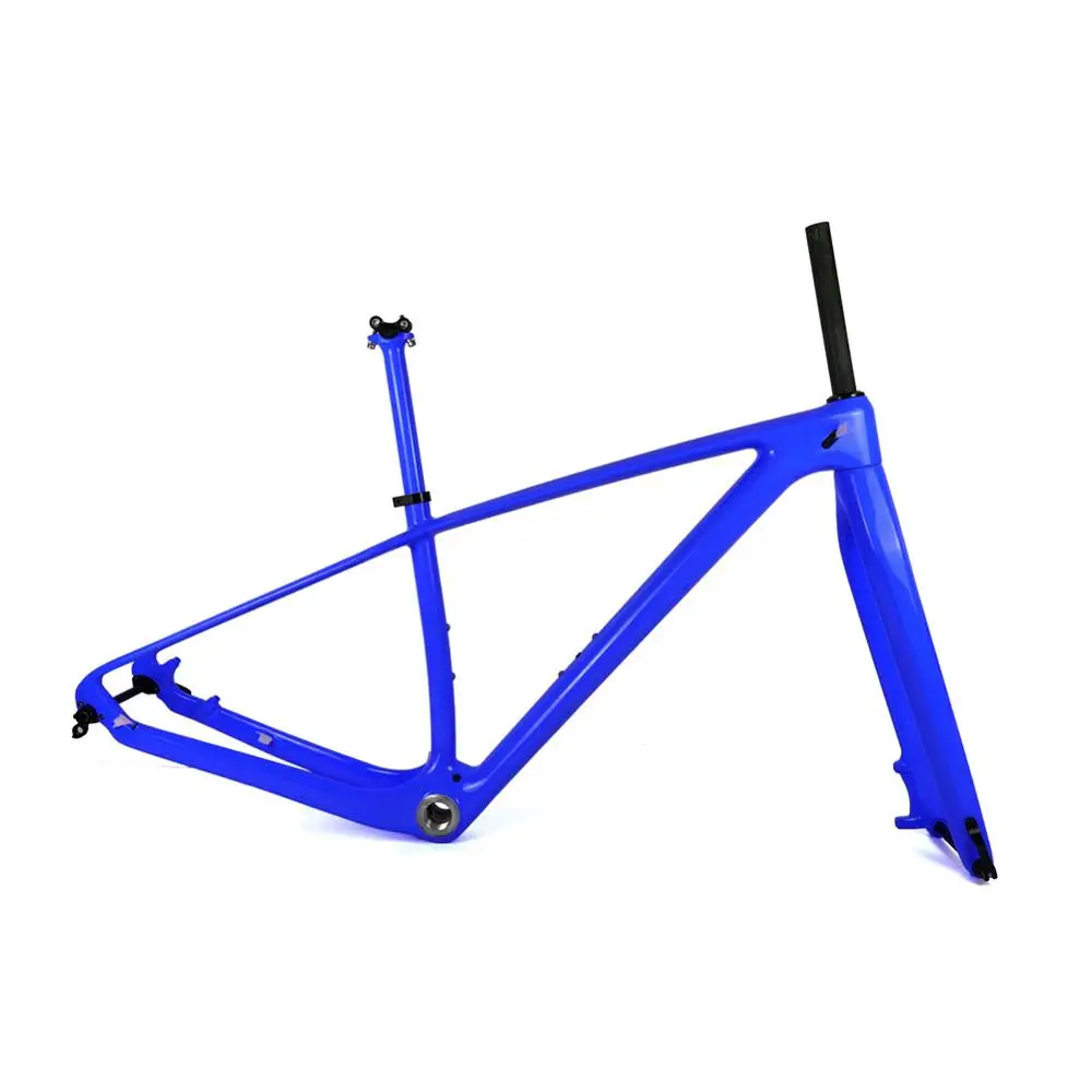 Spcycle 650B/27,5 er/29er MTB горный велосипед рамы из углеродного волокна, 142 мм через мост MTB велосипед карбоновые рамы 1" /17"/19" - Цвет: 29er 15 Inch Glossy