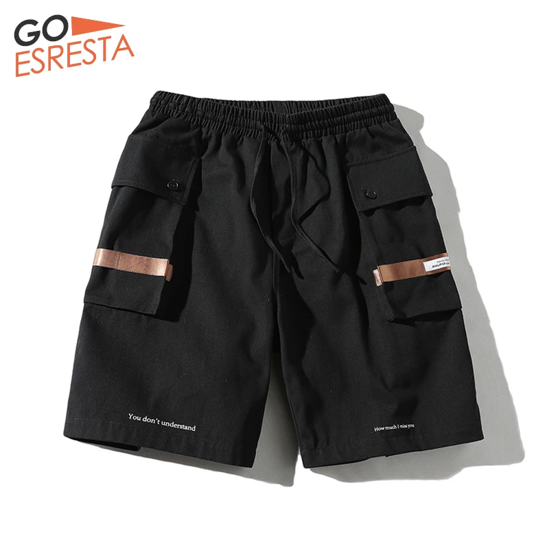 Шорты Goesresta мужские спортивные брендовые Повседневные Дышащие хлопковые простые