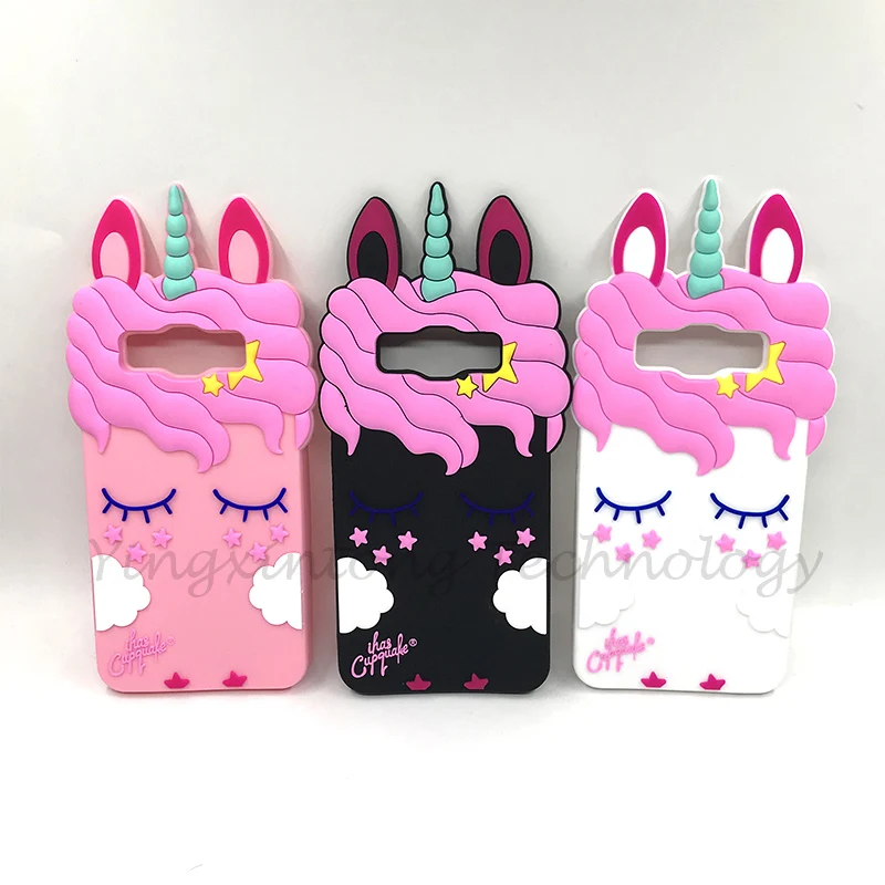 Силиконовый чехол для Samsung Galaxy A5 2015 телефона с 3D единорогом Funda A500 A500H A500F
