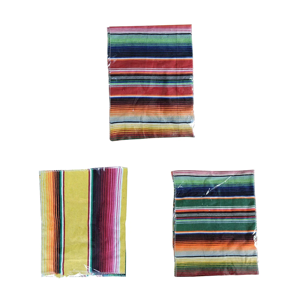 Хлопок мексиканский стол флаг одеяло Радуга полосковый волновод Тканое