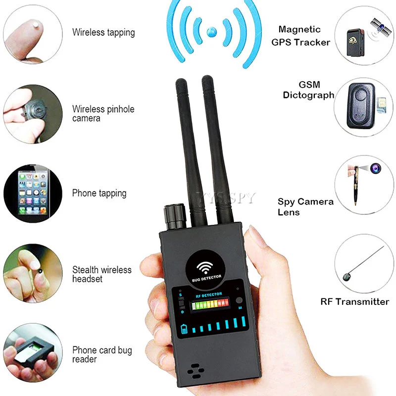 Скрытая камера G528B детектор с двойной антенной радиочастотный сигнал Wi-Fi