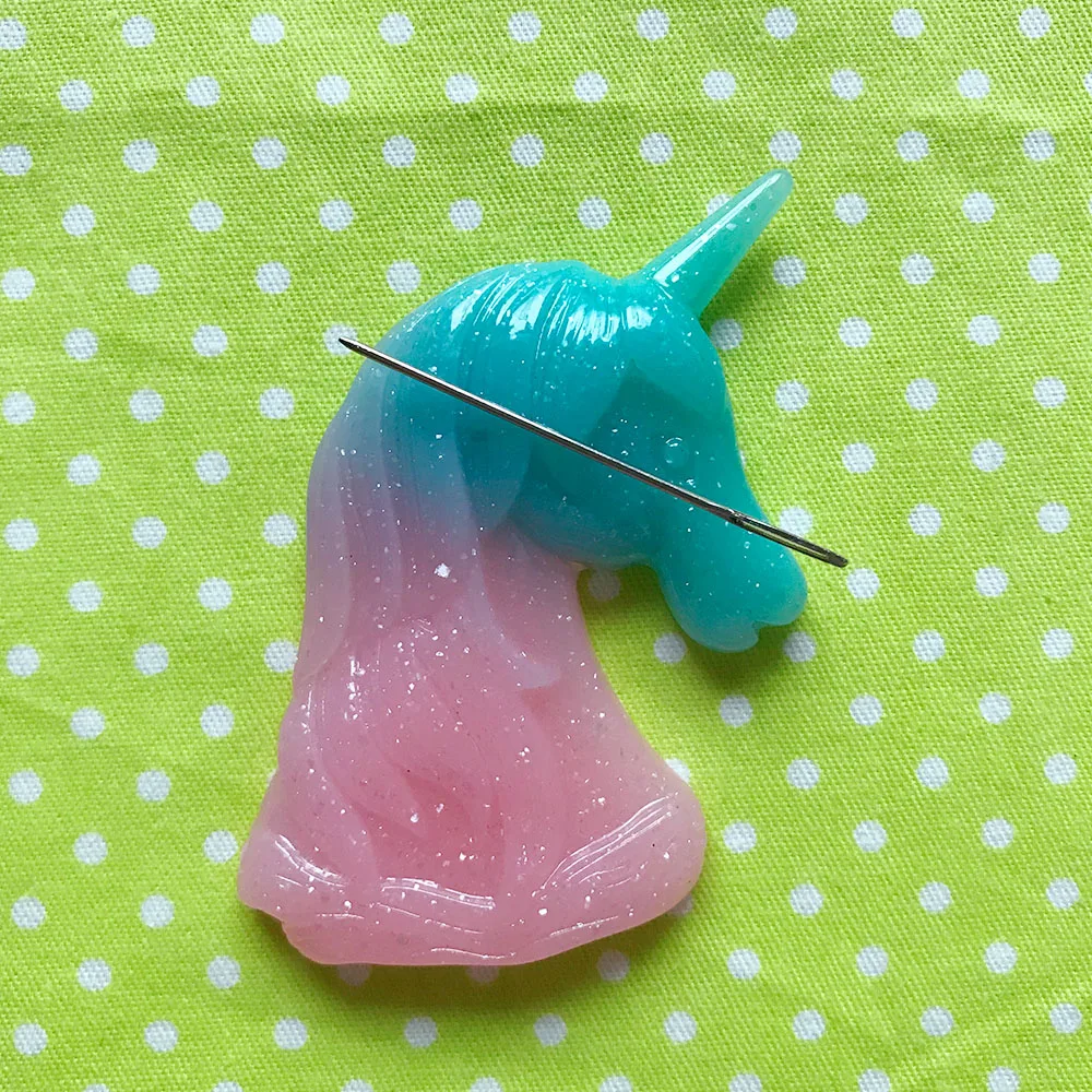 Многоцветная игла с блестками няня магнитный держатель игл для ручной вышивки и