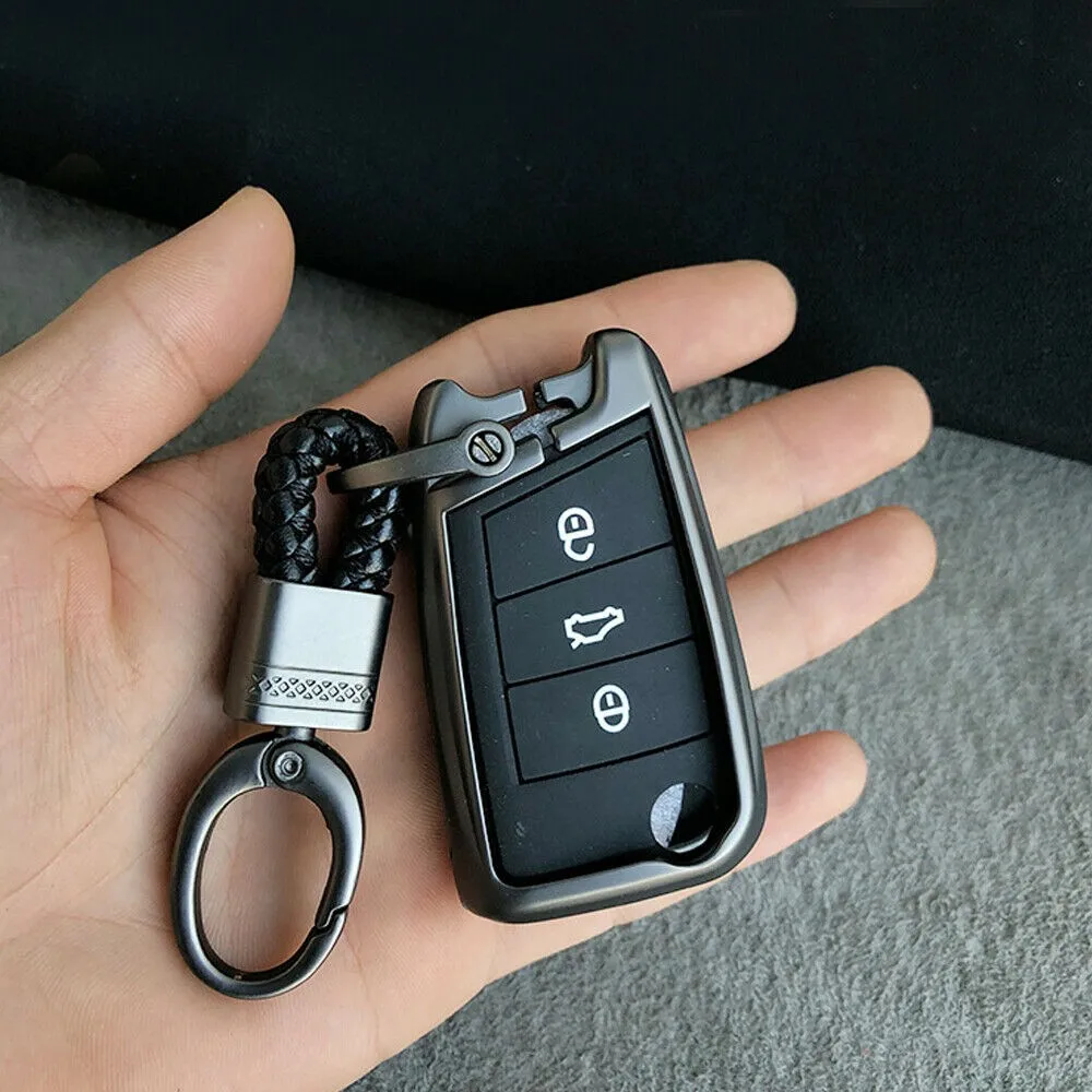 

Keychain Keyring Keyfob Men Metal Leather Unisex Universal 8*2.5cm Black