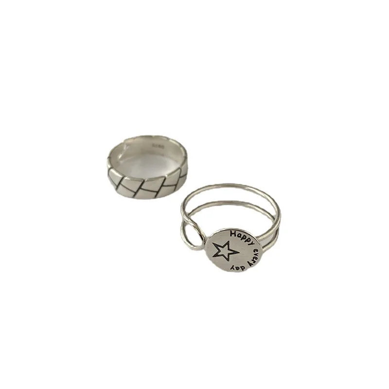 

Fashion Acrylic Jewellery Women Retro Jewelry Rings Clothes Decoration Anillos De Acero Inoxidable Para Mujer Rings for Women