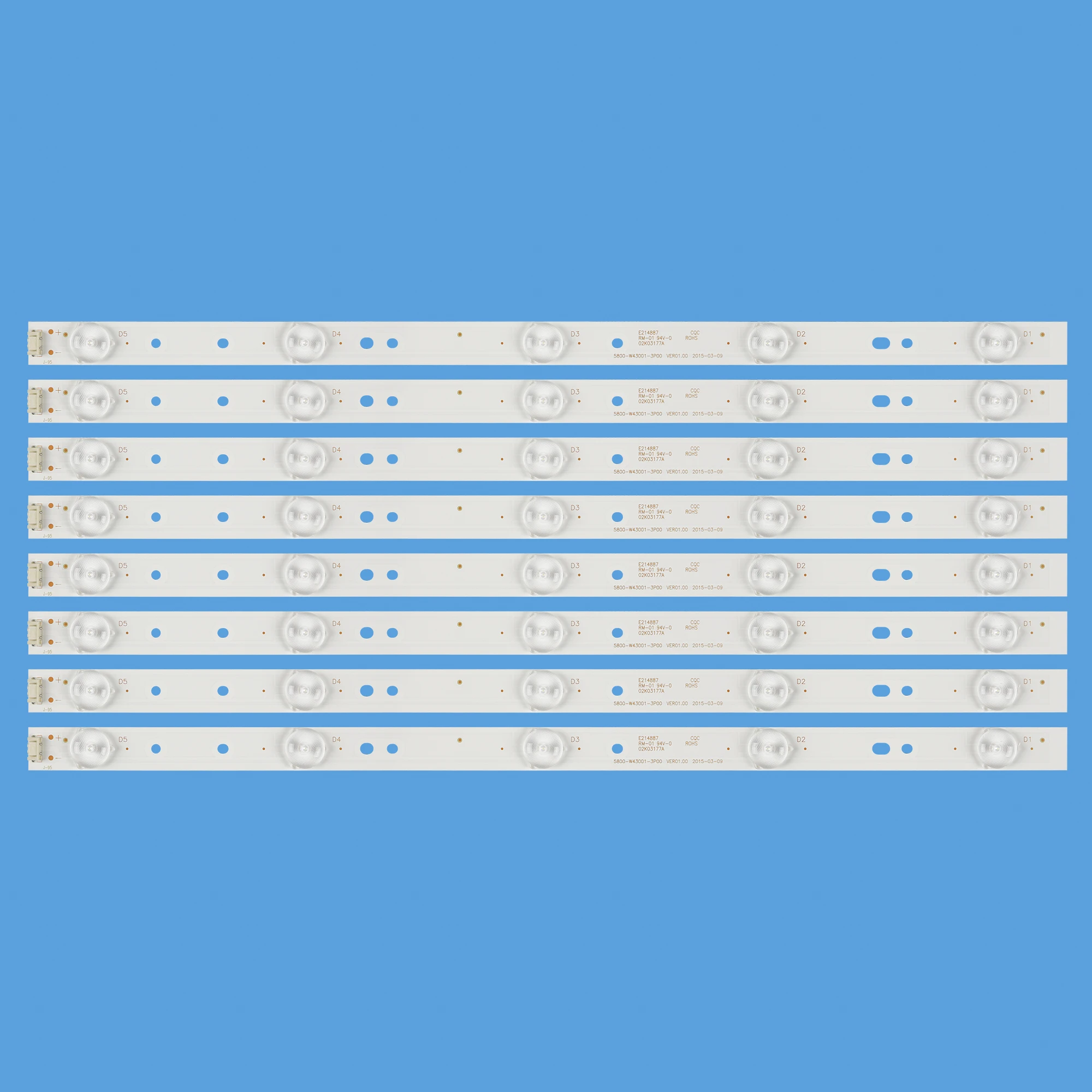 Новые 8 шт./компл. 5 светодиодный 405 мм полосы для мгновенной печати Polaroid TQL43F4PR001 5800