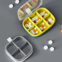 portable pill case folding medicine drug pills drugs capsule tablet container boxs plastic empty drug organizer pillbox cases