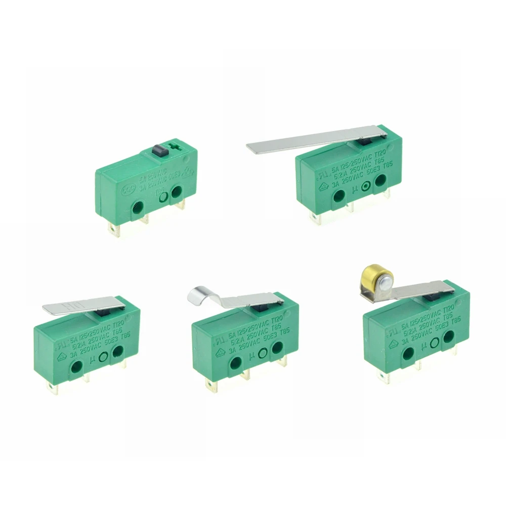 3 контакта микро концевые выключатели NO + NC SPDT 3A/5A 250VAC Мини Микро выключатель 17 мм 29