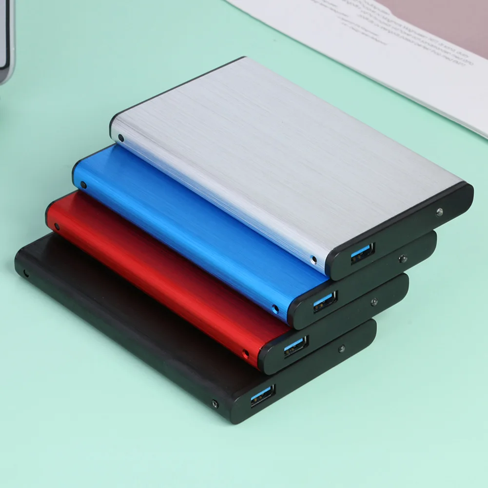 Внешний жесткий диск USB 2 5 3 0 дюйма SATA HDD алюминиевый сплав 10 ТБ 6 Гбит/с SSD чехол для