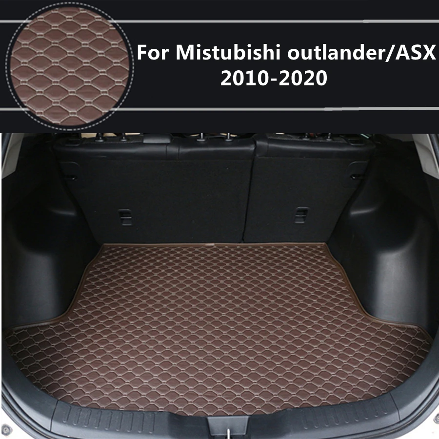 

Flat Side Cargo Liner For Mistubishi ASX outlander 5seats model (2010-2020) Special Car Trunk Mats Waterproof Boot Carpets