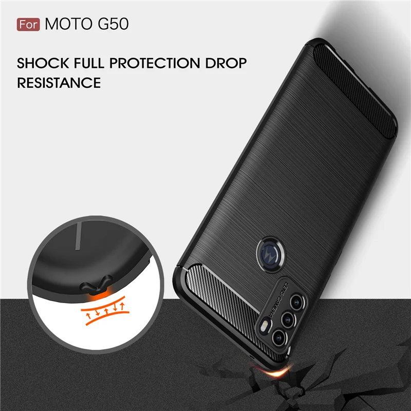 For Cover Motoroal Moto G50 Case For Moto G50 Cover Shockproof Phone TPU Bumper For Fundas Moto G10 G30 G60 G100 Edge S G50 Case